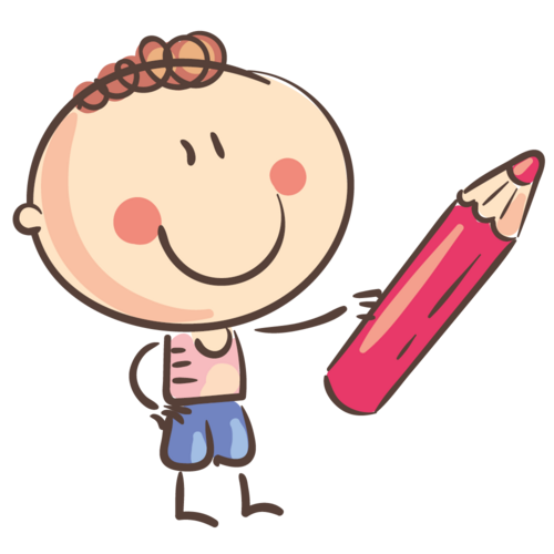 Wichtige Informationen. roter Stift